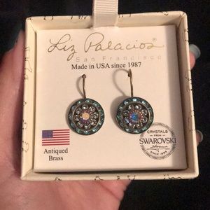 liz palacios swarovski crystal earrings